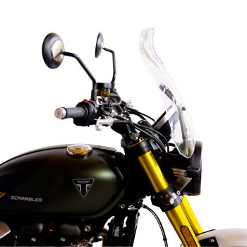 Pare-brise XL avec support GPS Triumph Street Scrambler 900 (à partir de 2026)