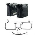 Deux sacoches cavalières Khali en TPU 35L - 45L + Paire de plaques aluminium + Cadres de sacoches en aluminium Atlas BMW F450GS