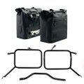 Deux sacoches cavalières Khali en TPU 35L - 45L + Paire de plaques aluminium + Cadre pour sacs Atlas en aluminium Triumph Street Scrambler 900 (à partir de 2026)