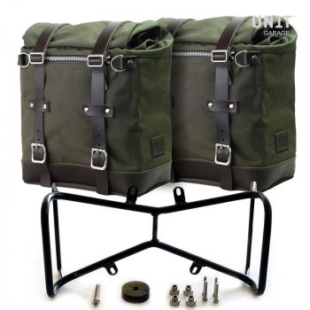 Deux paniers latéraux Canvas + Cadre symétrique Double NineT