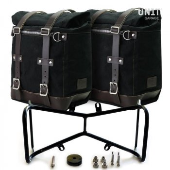 Deux paniers latéraux Canvas + Cadre symétrique Double NineT