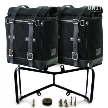 Deux paniers latéraux Canvas + Cadre symétrique Double NineT