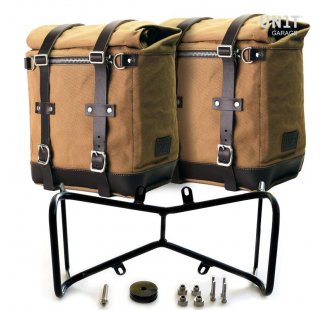Deux paniers latéraux Canvas + Cadre symétrique Double NineT