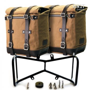 Deux paniers latéraux Canvas + Cadre symétrique Double NineT