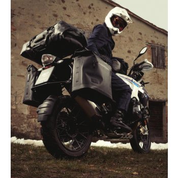 Deux sacoches latérales Khali en TPU 35L - 45L avec cadres nineT