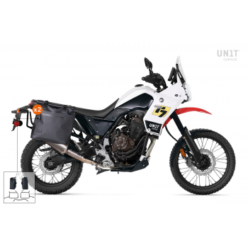 Deux sacoches latérales Khali en TPU 35L - 45L pour cadres Triumph 1200 XC & XE