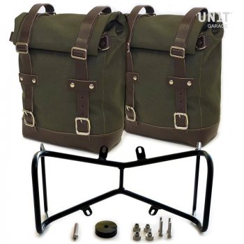 Deux paniers latéraux Canvas + Cadre symétrique Double NineT