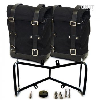 Deux paniers latéraux Canvas + Cadre symétrique Double NineT