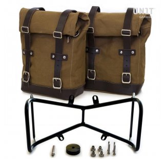 Deux paniers latéraux Canvas + Cadre symétrique Double NineT