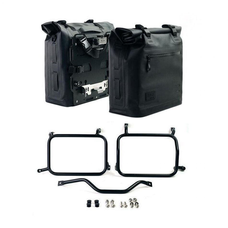 Deux sacoches latérales Khali en TPU 35L - 45L avec cadres HD Pan America