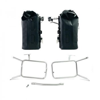 Deux sacoches latérales Khali en TPU 35L - 45L avec cadres nineT