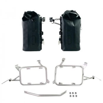 Deux sacoches latérales Khali en TPU 35L - 45L avec cadres R1200GS LC - R1250GS & ADV 