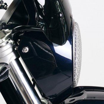 Grille de protection de phare avant gris