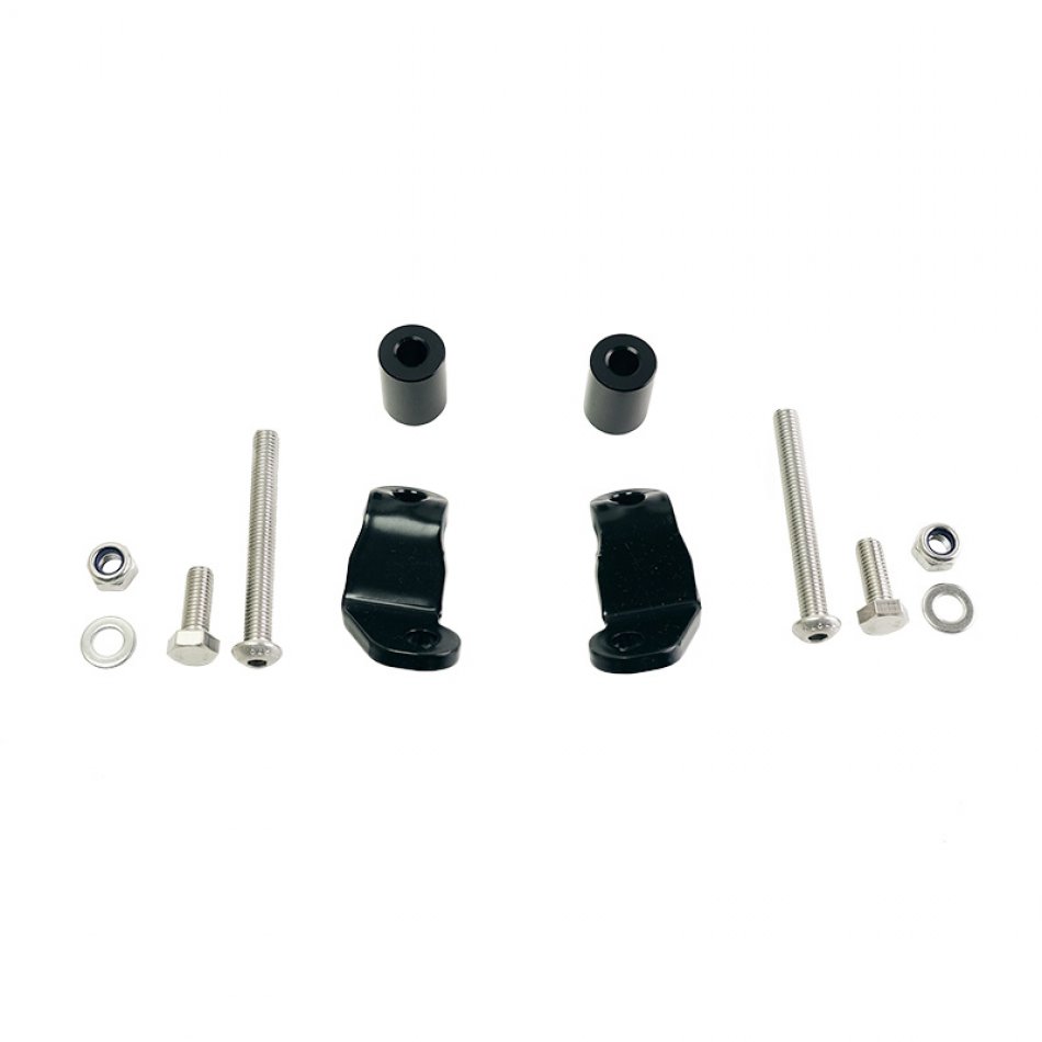 Kit d'adaptation pour supports de valises d'origine avec porte-bagages BMW R12 G/S