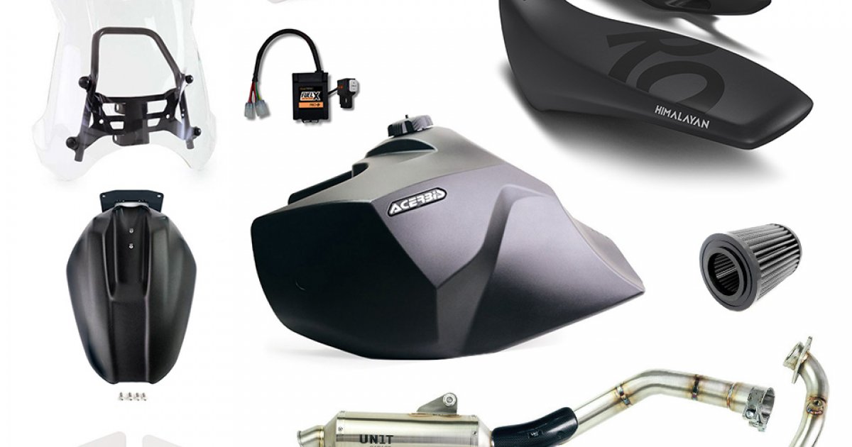 Silencieux D'échappement Pour Royal Enfield Himalayan 450 (2024) - Acier Doux - Neuf