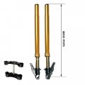 Kit fourche Ohlins BMW R18 Gold + Plaques de garage Unit avec pieds axiaux