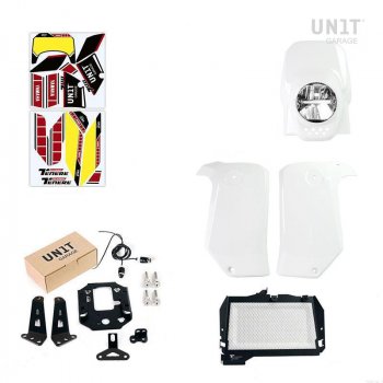 Kit Yamaha Ténéré 700 Classic Blanc (édition extrême ou avec garde-boue haut)