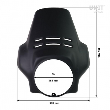 Kit phares PRO FENOUIL (noir mat) R850R-R1100R
