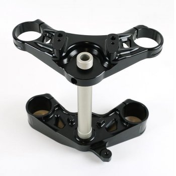 Ohlins USD LOW kit fourche + Unit Plaques et pieds de garage