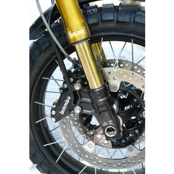 Ohlins USD LOW kit fourche + Unit Plaques et pieds de garage