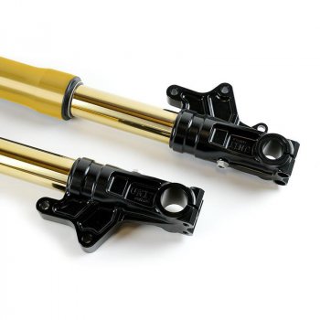 Ohlins USD LOW kit fourche + Unit Plaques et pieds de garage