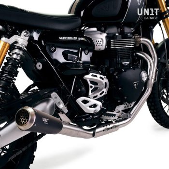 Échappement Bas Style GP Triumph 1200XC & XE
