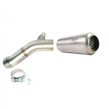 Silencieux bas en titane