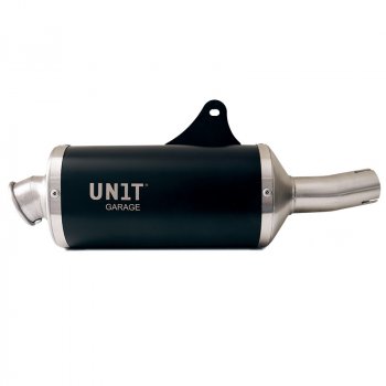 Silencieux Ténéré 700 Noir avec soudure apparente