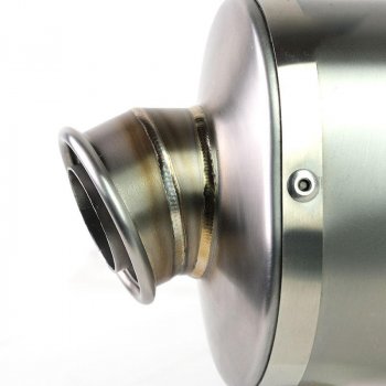 Silencieux Ténéré 700 en titane avec soudure apparente