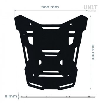 Plaque top case Atlas pour porte-bagages