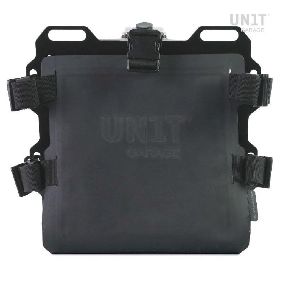 Plaque en aluminium avec attache rapide avant en Hypalon et serrure