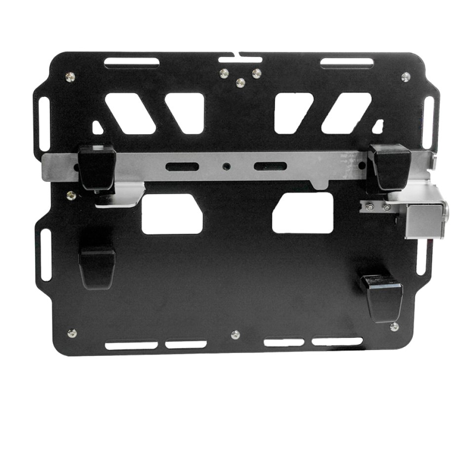 Plaque en aluminium droite pour supports de sacoches BMW R1300GS ADV