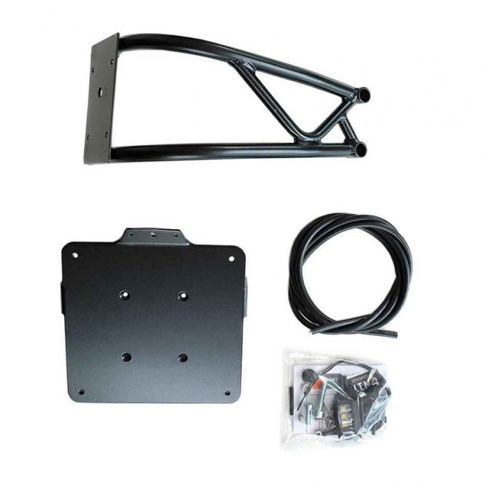 Porte-plaque d'immatriculation bas