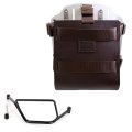 Support de sac en aluminium avec façade en cuir réglable et attache rapide + Cadre droit de la BMW F450GS