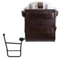 Support de sac en aluminium avec façade en cuir réglable et attache rapide + Cadre droit KTM 1290/1390 Super Adventure S-R