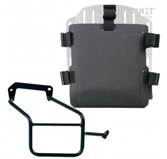 Support de sac en aluminium avec façade Hypalon réglable et attache rapide + cadre