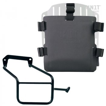 Support de sac en aluminium avec façade Hypalon réglable et attache rapide + cadre