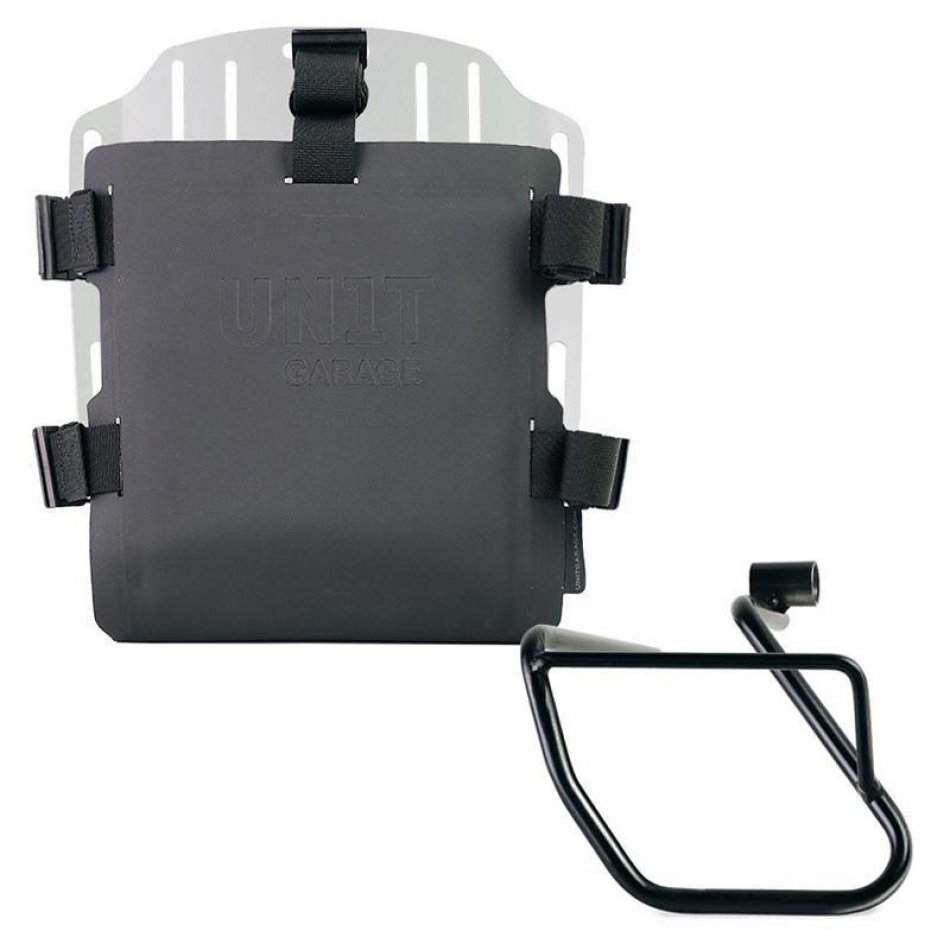 Support de sac en aluminium avec façade Hypalon réglable et attache rapide + cadre