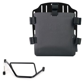 Support de sac en aluminium avec façade Hypalon réglable et attache rapide + Cadre droit de la BMW F450GS