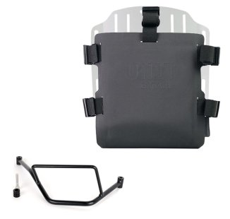 Support de sac en aluminium avec façade Hypalon réglable et attache rapide + Cadre droit de la BMW F450GS