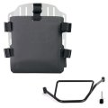 Support de sac en aluminium avec façade Hypalon réglable et attache rapide + Cadre gauche de la BMW F450GS