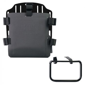 Support de sac en aluminium avec façade Hypalon réglable et attache rapide + Cadre gauche de la BMW R12 G/S