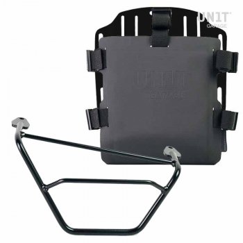 Porte-sac en aluminium avec façade Hypalon réglable et attache rapide + cadre droit