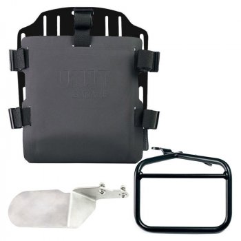 Porte-sac en aluminium avec avant Hypalon réglable et attache rapide + cadre droit Ducati Desert Sled