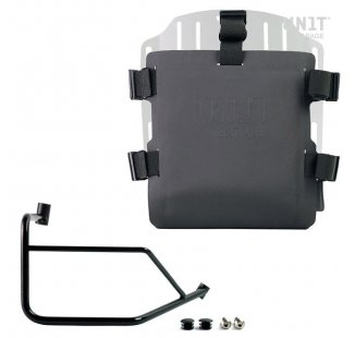 Porte-sac en aluminium avec avant Hypalon réglable et attache rapide + cadre droit Ducati DesertX