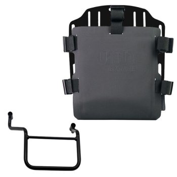 Support de sac en aluminium avec façade Hypalon réglable et attache rapide + Cadre droit Honda Transalp 750 (à partir de 2023)