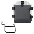 Support de sac en aluminium avec façade Hypalon réglable et attache rapide + Cadre droit Honda Transalp 750 (à partir de 2023)