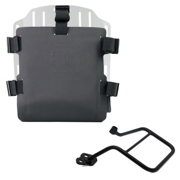 Support de sac en aluminium avec façade Hypalon réglable et attache rapide + Cadre gauche KTM 1290/1390 Super Adventure S-R