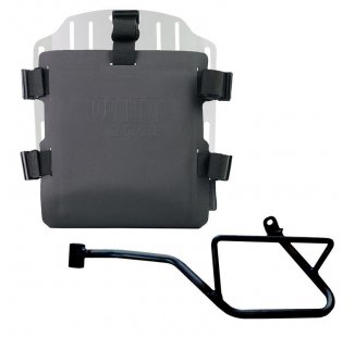 Support de sac en aluminium avec façade Hypalon réglable et attache rapide + Cadre Gauche Moto Guzzi V7 EURO5 PLUS (à partir de 2025)