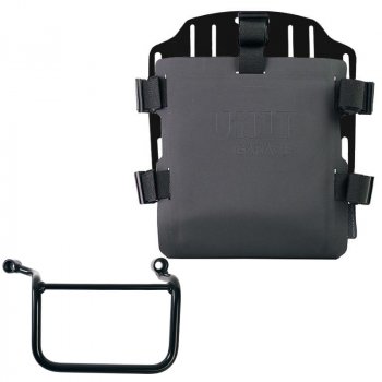 Porte-sac en aluminium avec façade Hypalon réglable et raccord rapide + Cadre Droit Royal Enfield Guerrilla 450